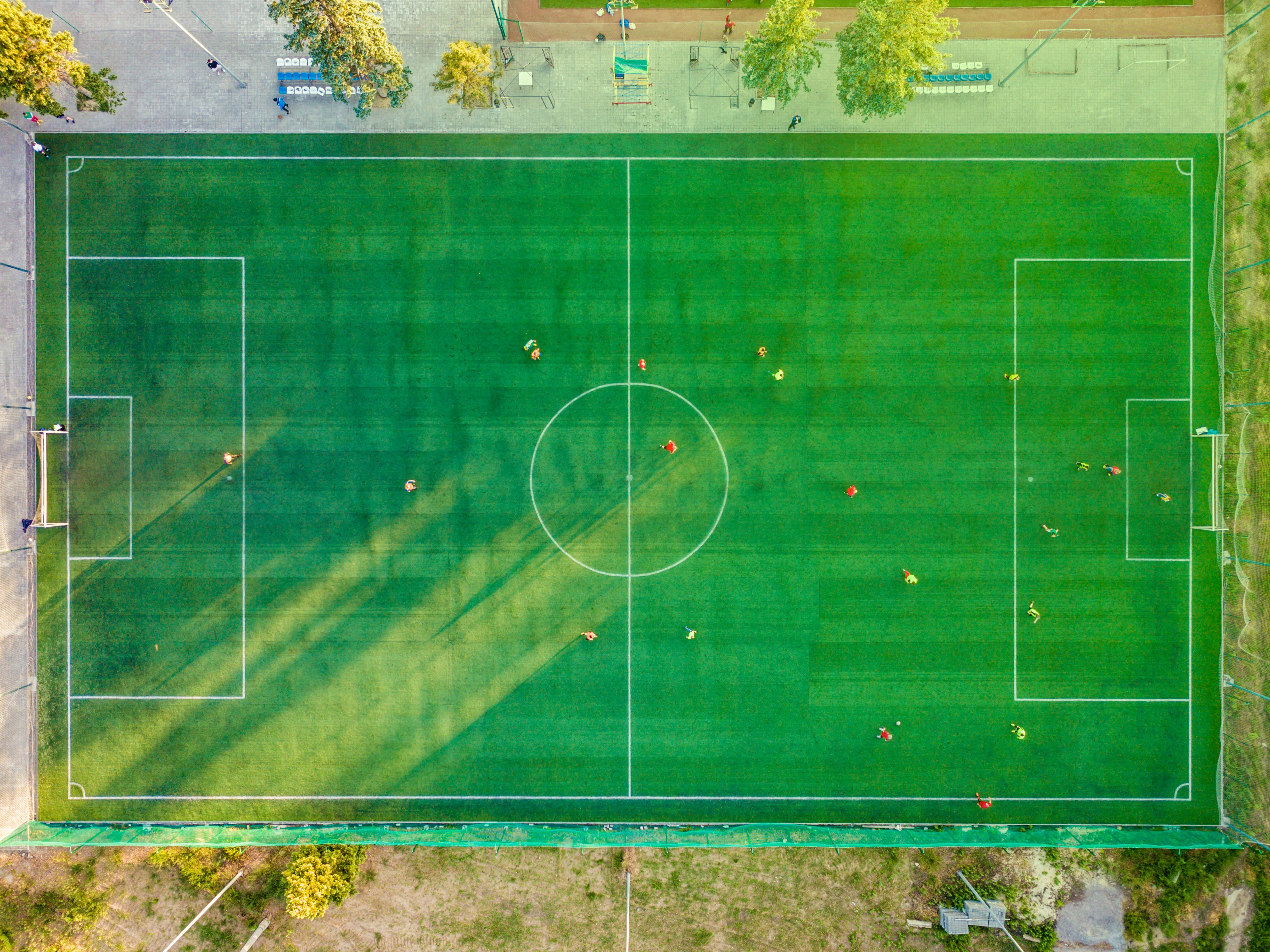 Fußballplatz in der Schweiz